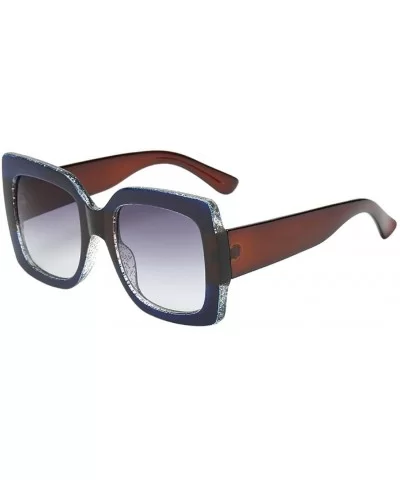 Squared Sunglasses Novelty Oversized - A - CM190HYO9NT $9.10 Oversized