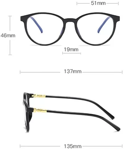 Women Vintage Glasses Frames Round Non Prescription Eyewear Clear Lens Oversized Retro Cat Eye Eyewear Goggles - CQ18UHLDI4E ...