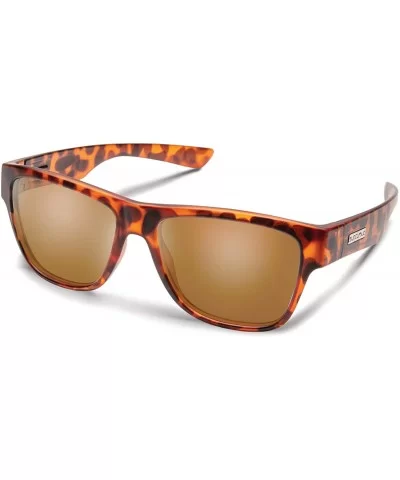 Redondo Injection Molded Sunglasses - Matte Tortoise / Polarized Brown - CE196XOIUXM $82.09 Square