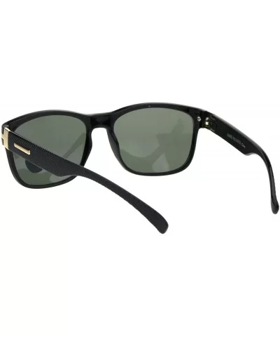 Impact Resistant UV400 Glass Lens Sunglasses Soft Rectangular Designer Style - C618KETLZWL $15.15 Rectangular