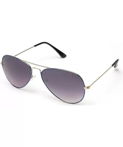 Fashion Oval Sunglasses - Blue - CS119VZZZ8J $12.29 Oval