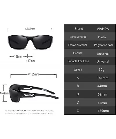 Design New Polarized Sunglasses Men Vintage Sport Outdoor Sun Glasses Male Driving - C818AL6K67C $18.88 Sport