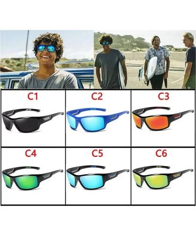 Design New Polarized Sunglasses Men Vintage Sport Outdoor Sun Glasses Male Driving - C818AL6K67C $18.88 Sport