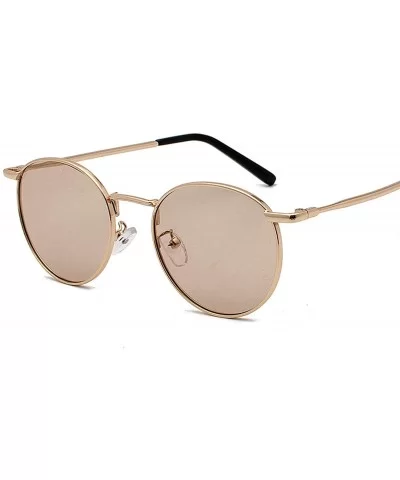 Fashion Men Women Luxury Vintage Mirrors Sun Glasses Retro Classic Metal Lenses Round Polarized Sunglasses - 7 - CW198ZMWOE2 ...