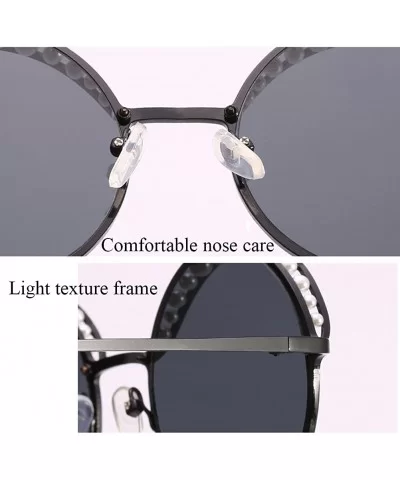 Vintage Style Round Sunglasses Retro for Traveling Cycling Fishing Driving - Black - CU18DLYERXT $24.77 Round