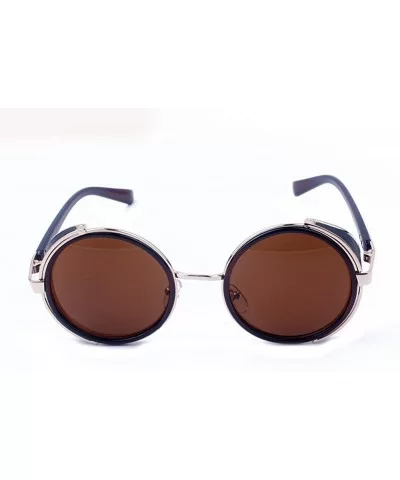 Women Men Vintage Retro Unisex Fashion Mirror Lens Travel Sun6132i - C118RR2IE02 $16.28 Rimless