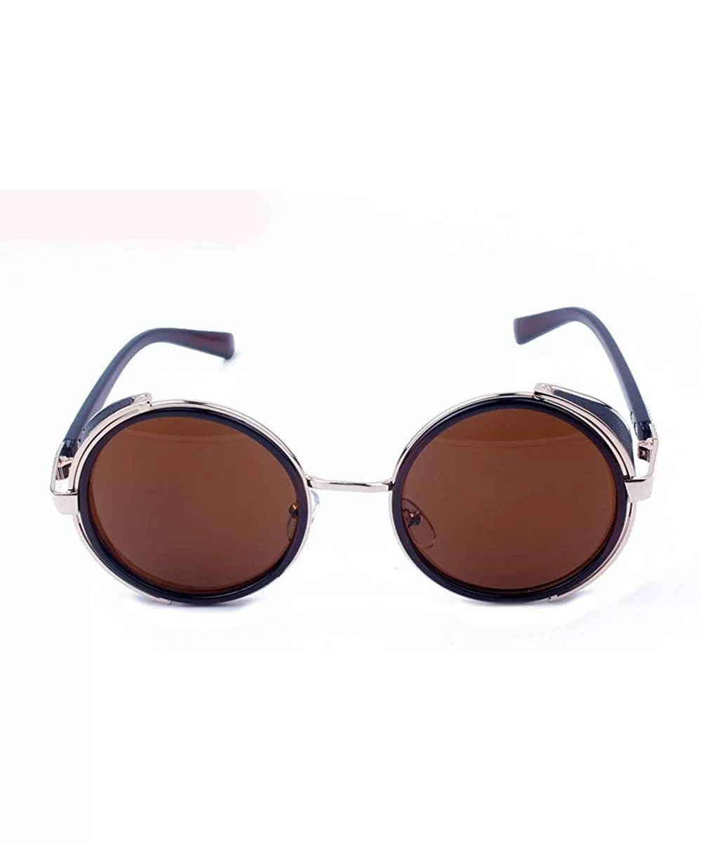 Women Men Vintage Retro Unisex Fashion Mirror Lens Travel Sun6132i - C118RR2IE02 $16.28 Rimless