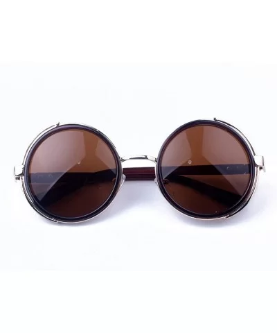 Women Men Vintage Retro Unisex Fashion Mirror Lens Travel Sun6132i - C118RR2IE02 $16.28 Rimless