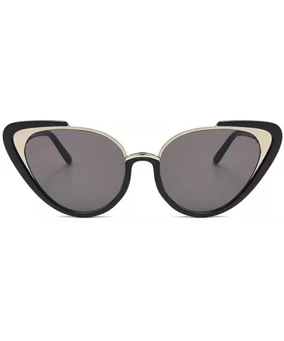 Women Fashion Brand Design Cat glasses Mens Goggle UV400-Party sunglasses - Grey - CV18RISDR7Z $16.58 Goggle