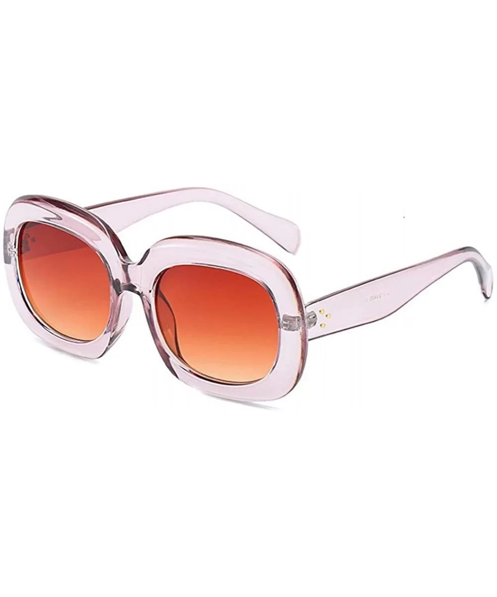 Small Square Rivet Sunglasses For Women Retro Brand Sun Glasses Female Fashion Celebrity Style Shades - C2 - CM197ZLK94H $14....