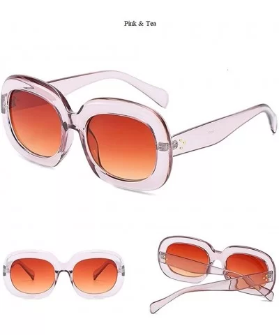 Small Square Rivet Sunglasses For Women Retro Brand Sun Glasses Female Fashion Celebrity Style Shades - C2 - CM197ZLK94H $14....