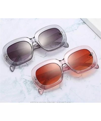 Small Square Rivet Sunglasses For Women Retro Brand Sun Glasses Female Fashion Celebrity Style Shades - C2 - CM197ZLK94H $14....