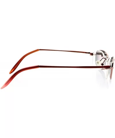 Optical Eyewear - Modified Oval Shape - Metal Full Rim Frame - for Women or Men Prescription Eyeglasses RX - C318WEC82CH $27....