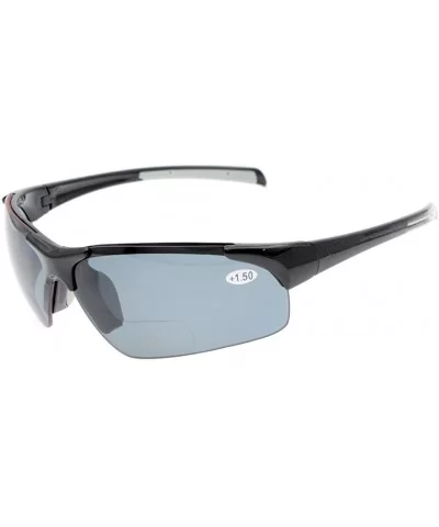 TR90 Unbreakable Sports Half-Rimless Bifocal Sunglasses Baseball Running Fishing Driving Golf Softball Hiking - C112NTVJR18 $...