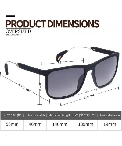 Polarized Retro Classic Trendy Stylish Sunglasses for Men Women - Black Frame/Grey Gradient Lens / 0579 - CC18X6LSYU4 $18.70 ...