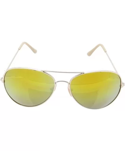 Reflective Color Mirror Mirror Lens Retro Classics Style Sunglasses Gift Box - Style 20 - CT11FL5E0UR $11.05 Wayfarer