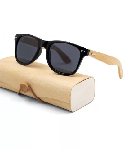 Retro Sunglasses Men Bamboo Sunglass Women Sport Goggles Gold Mirror Sun Glasses - C1 - C5194OMOSO5 $41.67 Sport