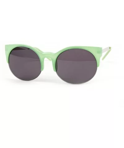Women Retro Fashion Design Wayfarer Sunglasses P2079 - Palegreens-smoke Lens - CB11EMCWBGF $22.48 Wayfarer