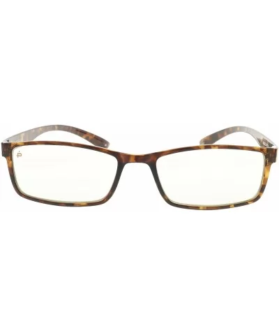 Philosopher Collection "The Confucius" Designer Square Eyeglasses - Chestnut Brown Tort/Clear - CZ18E533Y6R $37.65 Aviator