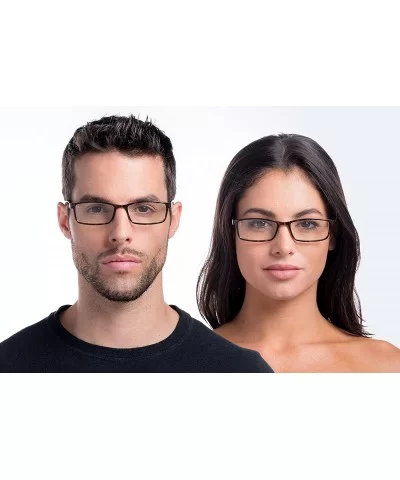 Philosopher Collection "The Confucius" Designer Square Eyeglasses - Chestnut Brown Tort/Clear - CZ18E533Y6R $37.65 Aviator