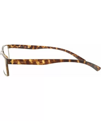 Philosopher Collection "The Confucius" Designer Square Eyeglasses - Chestnut Brown Tort/Clear - CZ18E533Y6R $37.65 Aviator