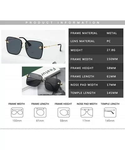 2019 Retro Big Frame Sunglasses Men Women Brand Designer Fashion Retro C4 - C8 - C018YKU5WUY $11.77 Aviator