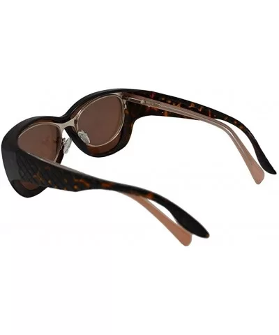 Polarized Women Sunglasses Wear to Cover Over Prescription Glasses UV Protection and HD Vision - CJ18KID8OOW $17.09 Sport