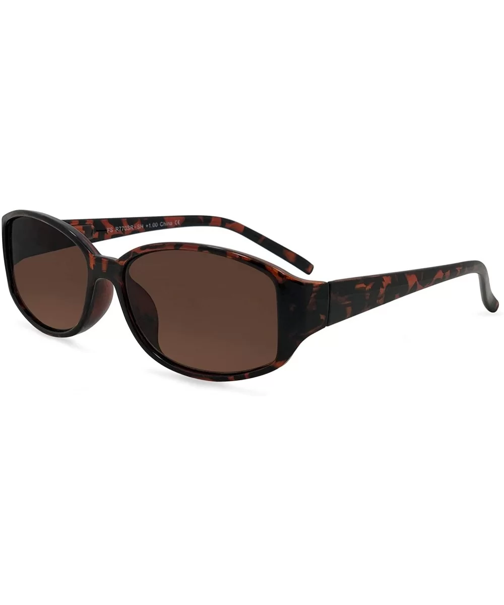 Stylish Full Reader Sunglasses - Tortoise - CA11DXLOG4B $28.45 Round