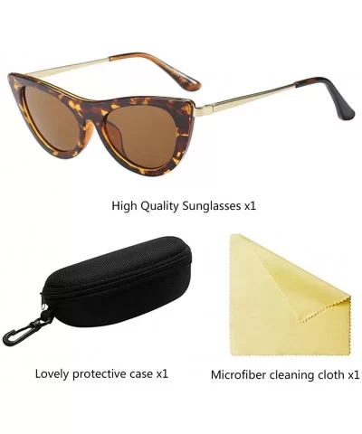 Classic Lenses High Level of Clarity Designer Sunglasses for Women Holiday - Brown - C018G874ODY $14.37 Wayfarer