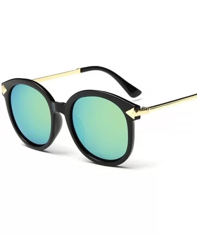 2019 New Brand Arrow Sunglasses Women Female Color Film Sun Glasses For Women 6 - 5 - CP18YKT0MR9 $12.75 Aviator