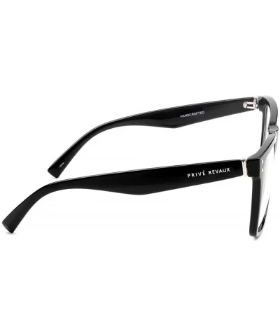 "The MLK" Blue Light Blocker Readers - Caviar Black - CF18S0YQ33Q $45.15 Cat Eye