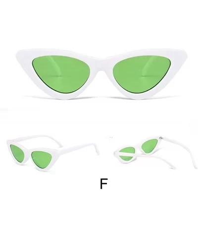 Unisex Fashion Cat Eye Sunglasses Sexy Retro Sunglasses Women Sports Sunglasses UV Glasses Sunglasses - F - CP193XEULXT $9.29...