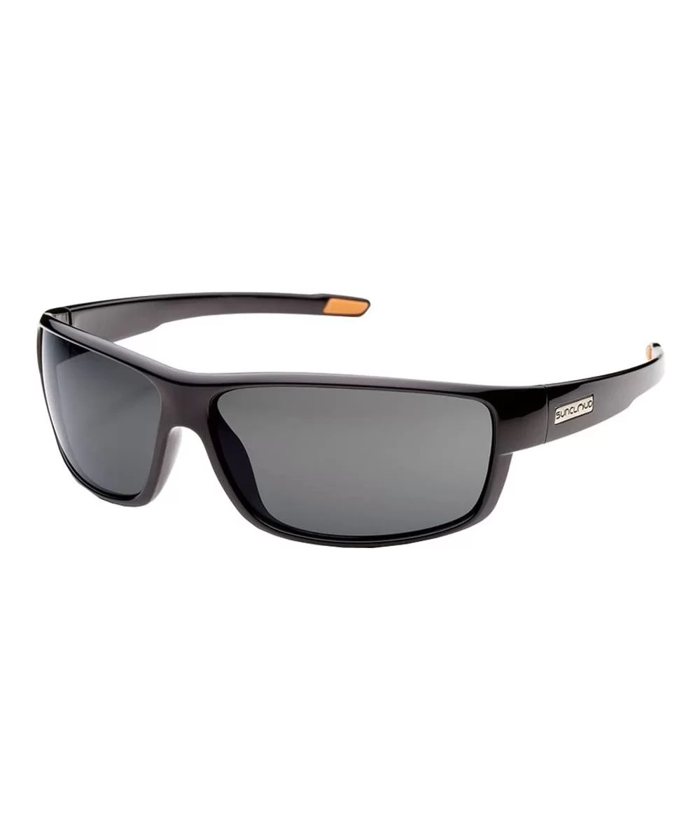 Voucher Polarized Sunglasses - Black - CA12JQWP3IN $83.61 Wayfarer