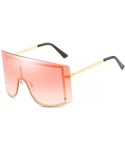 Oversized Sunglasses Women Fashion Big Wide Square Goggle Vintage Sun Glasses Man Windproof Shades Drive UV400 - CM198ZWXQYU ...