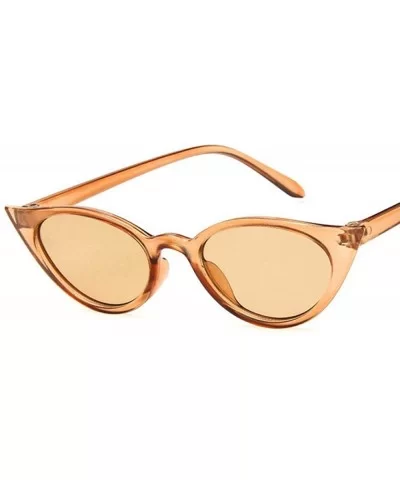 Retro Sexy Cat Eye Sunglasses Women Fashion Women Sun Glasses Eyewear Oculos 8 - 5 - CB18XE9MN3K $11.60 Oversized