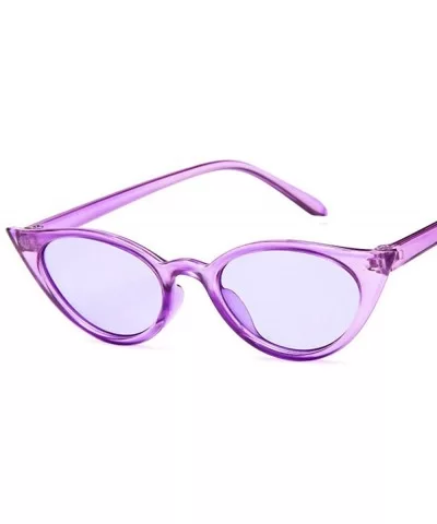 Retro Sexy Cat Eye Sunglasses Women Fashion Women Sun Glasses Eyewear Oculos 8 - 5 - CB18XE9MN3K $11.60 Oversized