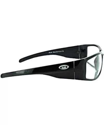 Mountain Shades- Unisex Sports Sunglasses - Motoreyez Frame- Roadwarrior MG Clear 1.5 Lens - CG18N8D36SI $41.47 Sport