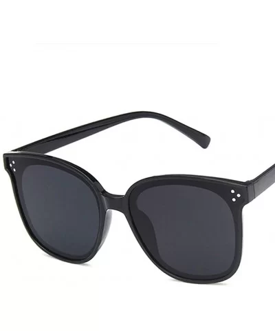 Unisex Sunglasses Fashion Bright Black Grey Drive Holiday Square Non-Polarized UV400 - Bright Black Grey - CP18RKGAXDR $12.43...