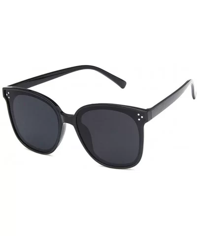 Unisex Sunglasses Fashion Bright Black Grey Drive Holiday Square Non-Polarized UV400 - Bright Black Grey - CP18RKGAXDR $12.43...