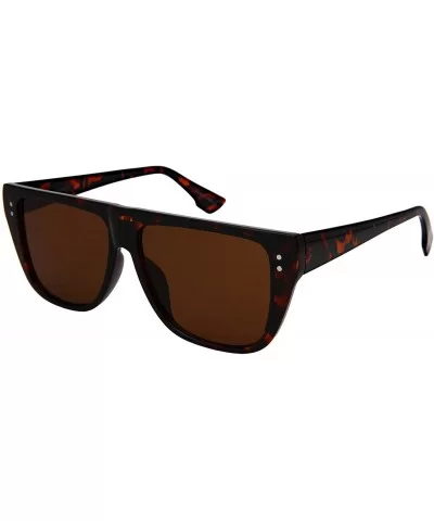 Retro Inspired Horned Rim Sunglasses Women SOHO Plastic Frame 541099-FLSD - C118KDRSC5U $11.52 Wayfarer