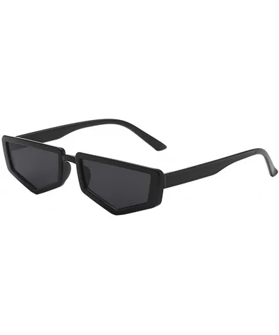 UV Protection Sunglasses for Women Men Full rim frame Cat-Eye Shaped Acrylic Lens Plastic Frame Sunglass - A - CN1902RYHDD $1...