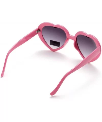 10 Pack Heart Shaped Sunglasses for Women Party Favors Eyewear Multiple Choice - Pink - CI18EOR545O $22.63 Cat Eye