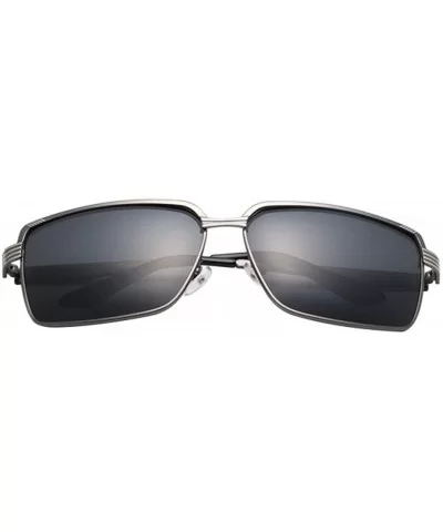 Men's Stylish Reflective Goggle Eyeglasses Polarized Sunglasses - Silver - C4188CYKKQD $87.16 Goggle