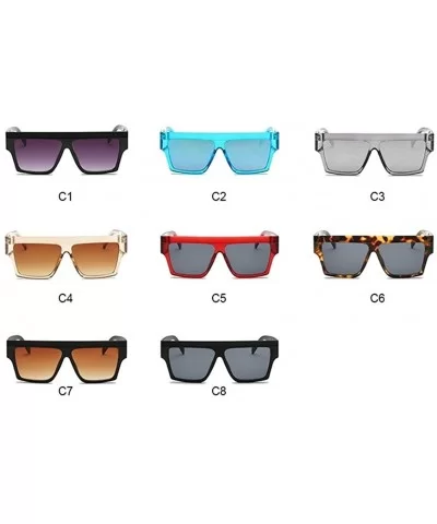 Oversize Square Sunglasses for Women and Men Eyewear Female Gradient Lens Sun Glasses UV400 - C619843S43E $15.16 Oversized