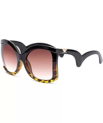 Big Huge Oversized For Men Women Vintage Style Sunglasses Retro Celebrity Fashion - 1 - C7199U488UA $17.82 Square