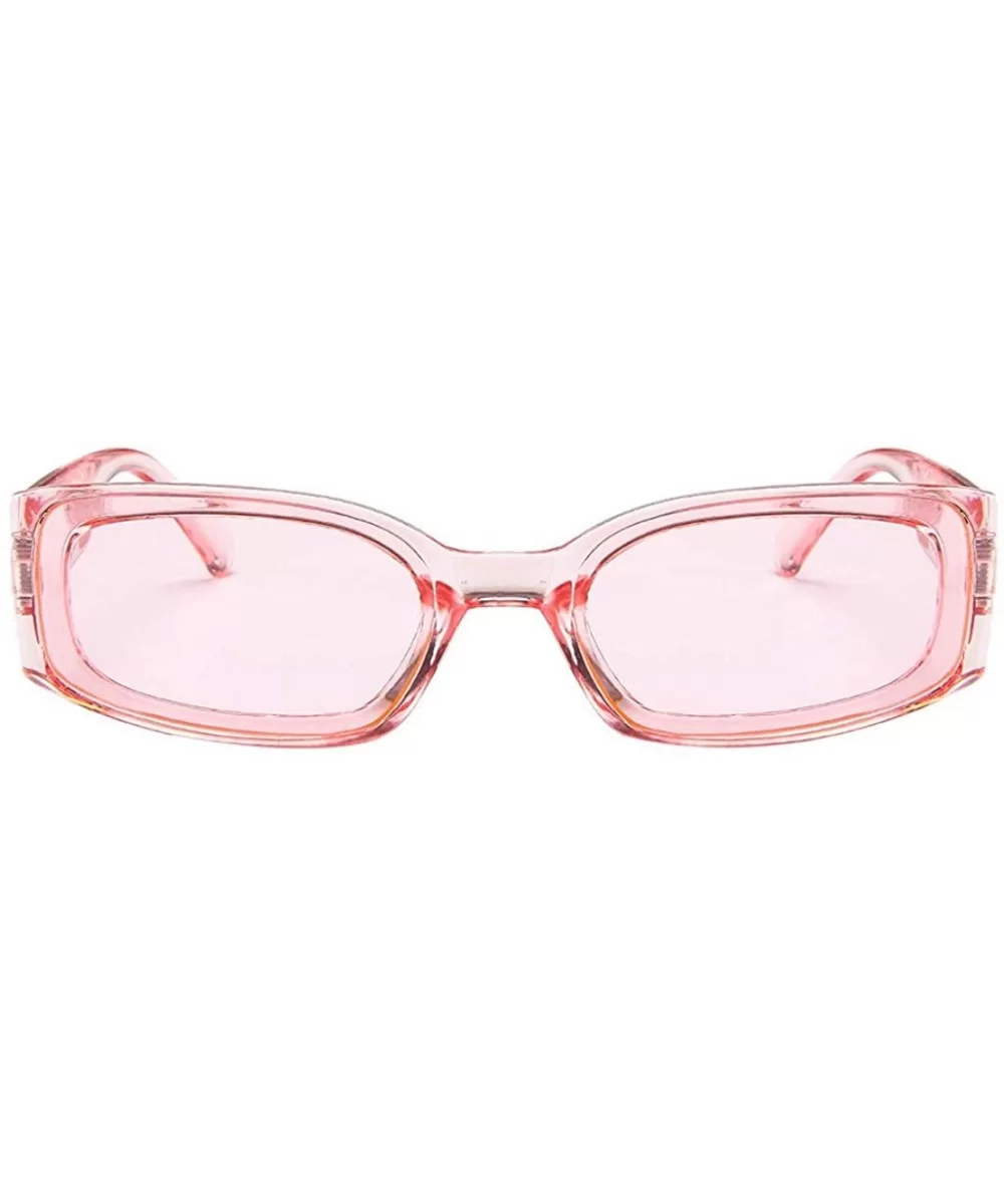 Classic Design Sunglasses Unisex Lightweight Fashion Sunglasses Square Sunglasses - Pink - CV18TQESKGM $11.80 Square