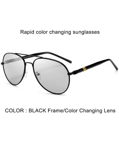 Classic Pilot Photochromic Sunglasses Men Driving Clear Polarized Lens Sun Glasses Vintage Sunglass Oculos UV - CP19852DO2C $...