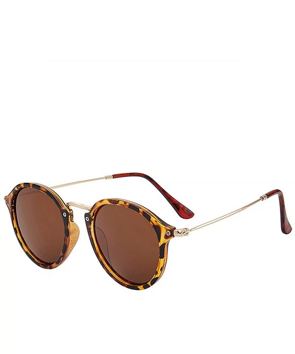 Sunglasses Women/Men Vintage Round Sun Glasses Sunglass Lentes De Sol Hombre/UV400 - Ateg2447-3 - CC1984Z2KG0 $47.83 Round