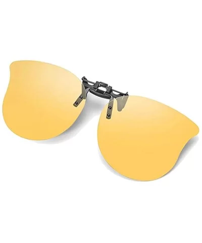 Polarized Cat Eye Clip-on Sunglasses Anti-Glare UV Protection Sunglasses Over Prescription Glasses - CI198GC73UN $21.31 Cat Eye