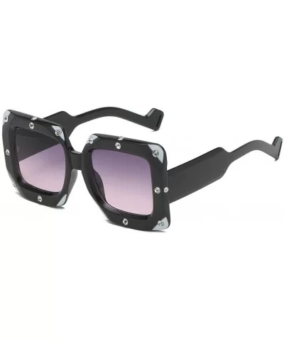 Sunglasses Personality Glasses Fashion - E - C218UGMYTMK $16.31 Rectangular